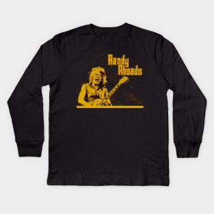 Randy Rhoads Kids Long Sleeve T-Shirt